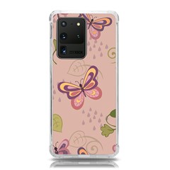 Butterfly Background Pattern Texture Samsung Galaxy S20 Ultra 6 9 Inch Tpu Uv Case by Ravend