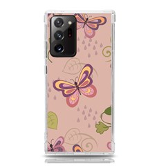 Butterfly Background Pattern Texture Samsung Galaxy Note 20 Ultra Tpu Uv Case by Ravend