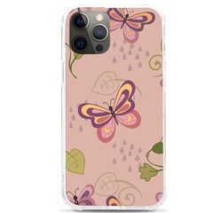 Butterfly Background Pattern Texture Iphone 12 Pro Max Tpu Uv Print Case by Ravend