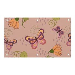 Butterfly Background Pattern Texture Banner And Sign 5  X 3 