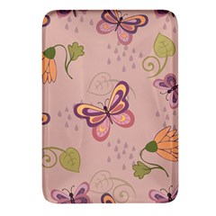 Butterfly Background Pattern Texture Rectangular Glass Fridge Magnet (4 Pack) by Ravend