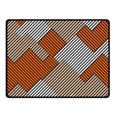 Abstract Pattern Line Art Design Decoration Two Sides Fleece Blanket (small) by Ravend