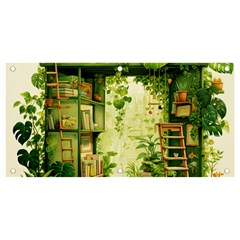 Building Potted Plants Banner And Sign 4  X 2  by Ravend