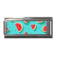 Watermelon Fruit Slice Superlink Italian Charm (9mm) by Ravend