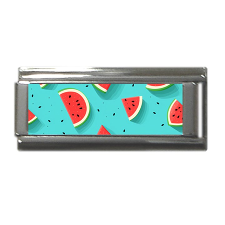 Watermelon Fruit Slice Superlink Italian Charm (9mm)