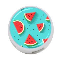 Watermelon Fruit Slice 4-port Usb Hub (one Side) by Ravend