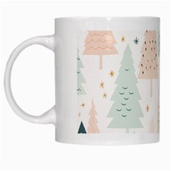 Trees Christmas White Mug