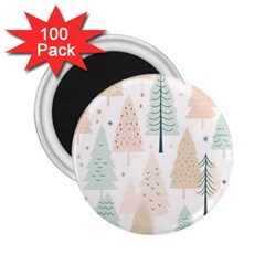 Trees Christmas 2.25  Magnets (100 pack) 