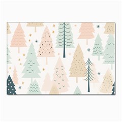 Trees Christmas Postcards 5  X 7  (pkg Of 10) by Ravend