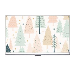 Trees Christmas Business Card Holder