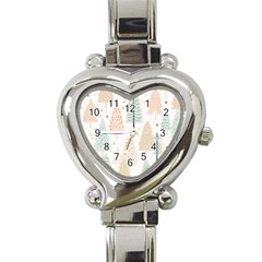 Trees Christmas Heart Italian Charm Watch by Ravend