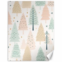 Trees Christmas Canvas 12  x 16 