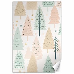 Trees Christmas Canvas 12  x 18 