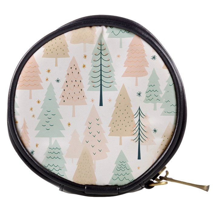 Trees Christmas Mini Makeup Bag