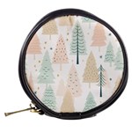 Trees Christmas Mini Makeup Bag Back