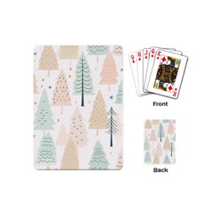 Trees Christmas Playing Cards Single Design (Mini)