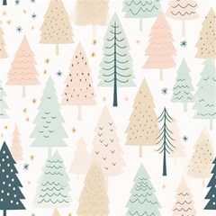 Trees Christmas Play Mat (Rectangle)