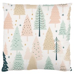 Trees Christmas Large Cushion Case (Two Sides)