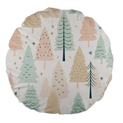 Trees Christmas Large 18  Premium Round Cushions