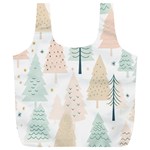 Trees Christmas Full Print Recycle Bag (XL) Front