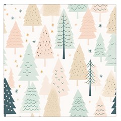 Trees Christmas Square Satin Scarf (36  X 36 ) by Ravend