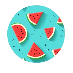 Watermelon Fruit Slice Mini Round Pill Box by Ravend