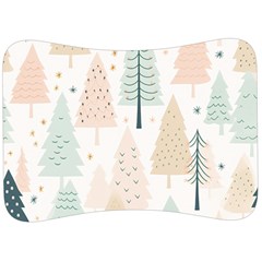 Trees Christmas Velour Seat Head Rest Cushion