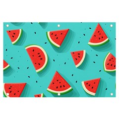 Watermelon Fruit Slice Banner And Sign 6  X 4  by Ravend