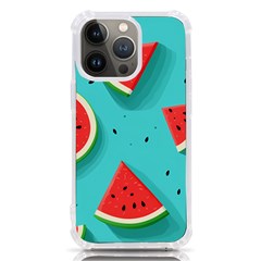 Watermelon Fruit Slice Iphone 13 Pro Tpu Uv Print Case by Ravend