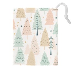 Trees Christmas Drawstring Pouch (5XL)