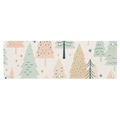 Trees Christmas Banner and Sign 6  x 2 