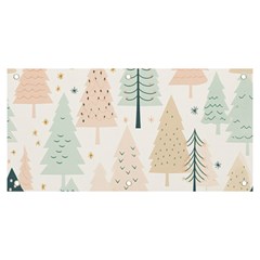 Trees Christmas Banner and Sign 6  x 3 