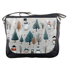 Snowman Snow Christmas Messenger Bag