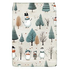 Snowman Snow Christmas Removable Flap Cover (l) by Ravend