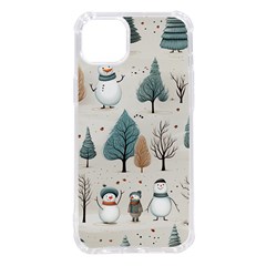 Snowman Snow Christmas Iphone 14 Plus Tpu Uv Print Case by Ravend