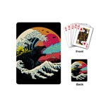 Retro Wave Kaiju Godzilla Japanese Pop Art Style Playing Cards Single Design (Mini) Back