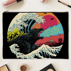 Retro Wave Kaiju Godzilla Japanese Pop Art Style Cosmetic Bag (xxxl) by Modalart