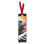 Retro Wave Kaiju Godzilla Japanese Pop Art Style Small Book Marks Front