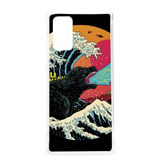 Retro Wave Kaiju Godzilla Japanese Pop Art Style Samsung Galaxy Note 20 Tpu Uv Case by Modalart