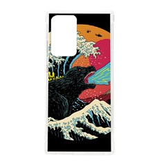 Retro Wave Kaiju Godzilla Japanese Pop Art Style Samsung Galaxy Note 20 Ultra Tpu Uv Case by Modalart