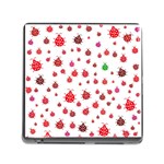 Beetle Animals Red Green Fly Memory Card Reader (Square 5 Slot) Front