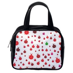 Beetle Animals Red Green Fly Classic Handbag (one Side) by Amaryn4rt