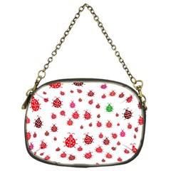 Beetle Animals Red Green Fly Chain Purse (one Side) by Amaryn4rt