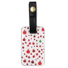 Beetle Animals Red Green Fly Luggage Tag (one Side) by Amaryn4rt