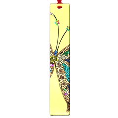 Butterfly Mosaic Yellow Colorful Large Book Marks by Amaryn4rt