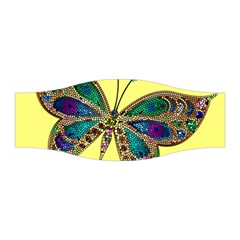 Butterfly Mosaic Yellow Colorful Stretchable Headband by Amaryn4rt