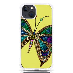 Butterfly Mosaic Yellow Colorful Iphone 13 Tpu Uv Print Case by Amaryn4rt