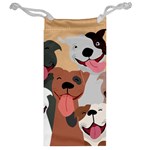 Dogs Pet Background Pack Terrier Jewelry Bag Back