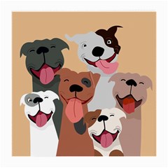 Dogs Pet Background Pack Terrier Medium Glasses Cloth by Ravend