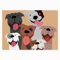 Dogs Pet Background Pack Terrier Large Glasses Cloth by Ravend